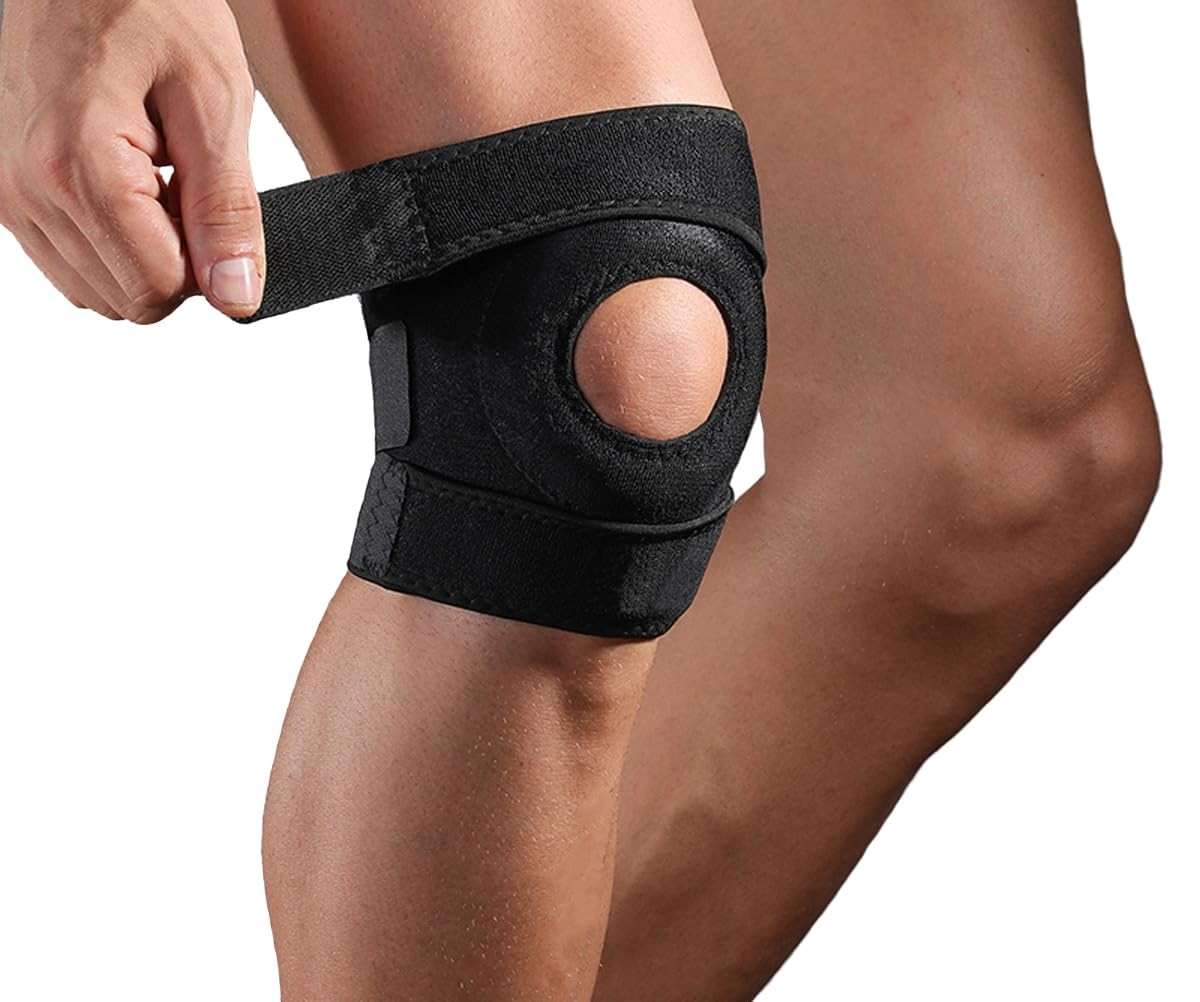 SUJAYU Knee Brace for Men Women Braces Pain, One Size, Black