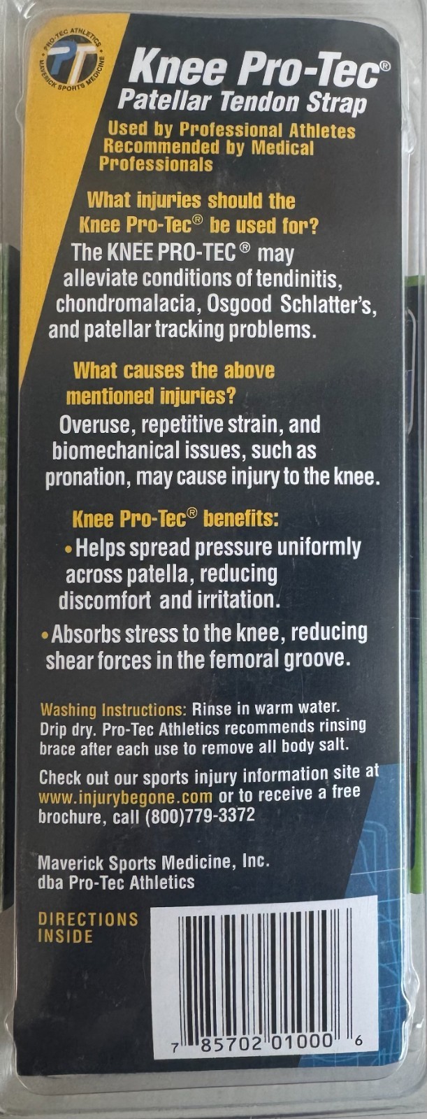 Knee Pro-Tec Patellar Tendon Strap (Size S)