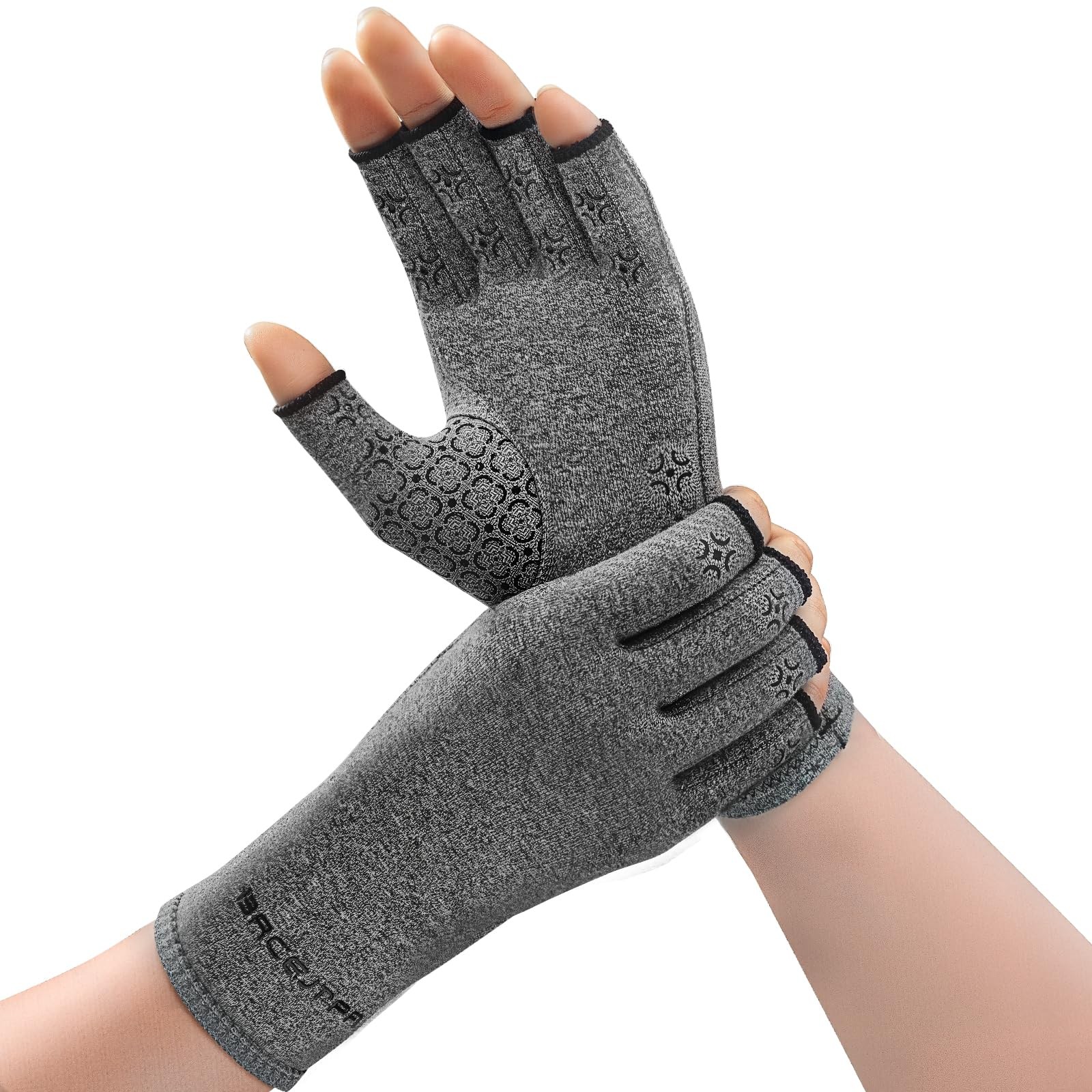 Bamboo Arthritis Gloves for Women Men – 90% Cotton Compression Gloves for Pai…