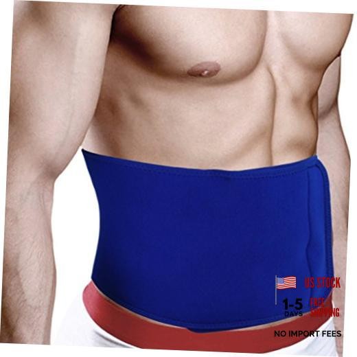 FakeFace Breathable Neoprene Compression Waist Trimmer Large (Pack of 1) Blue