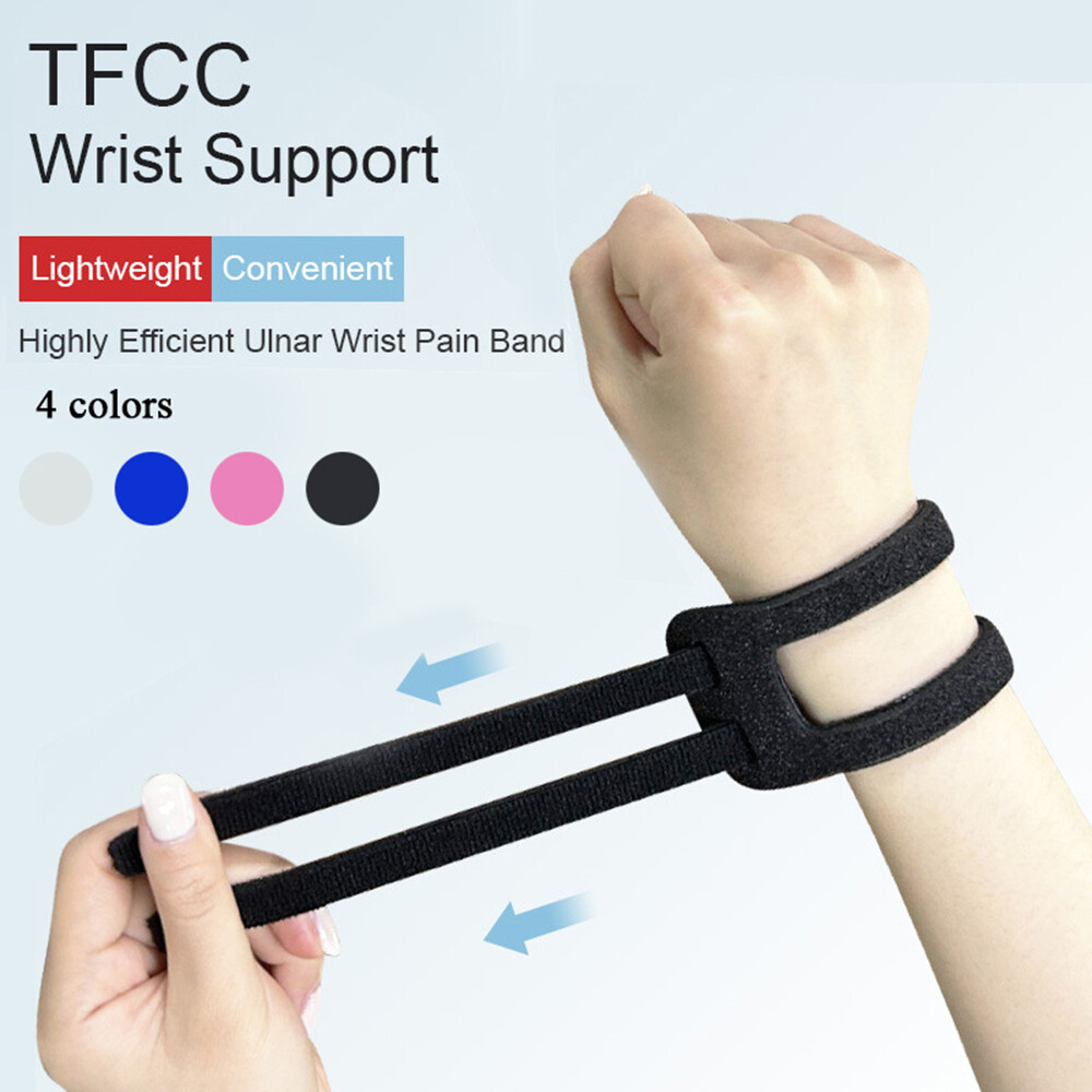 4PC Adjustable Wrist Brace Pain Support Wrist Brace For TFCC Ulnar Wrist Band US