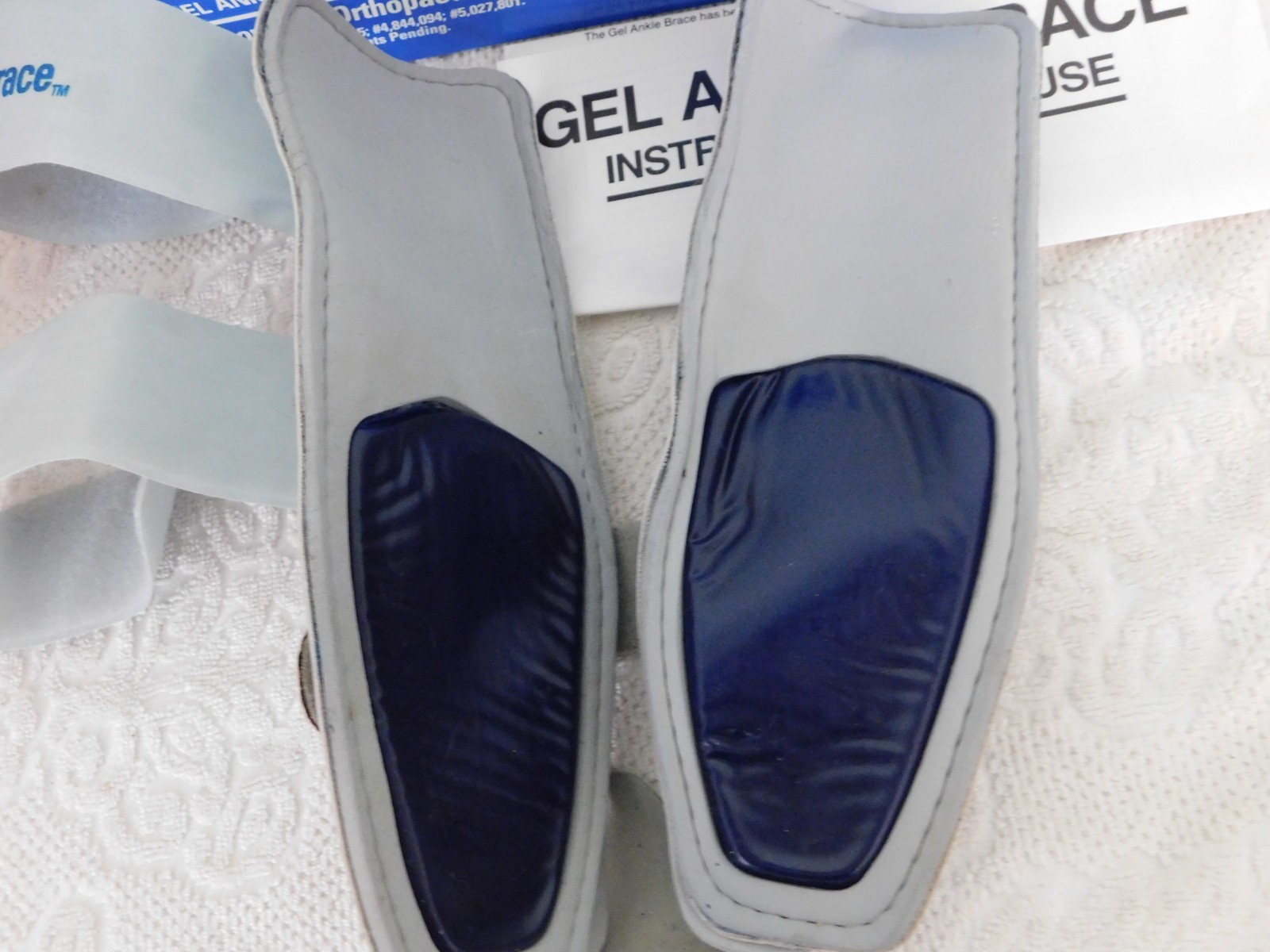 Eclipse Gel Stirrup LEFT FOOT Ankle Brace Hard Core Side Stabilizer – by Ossur