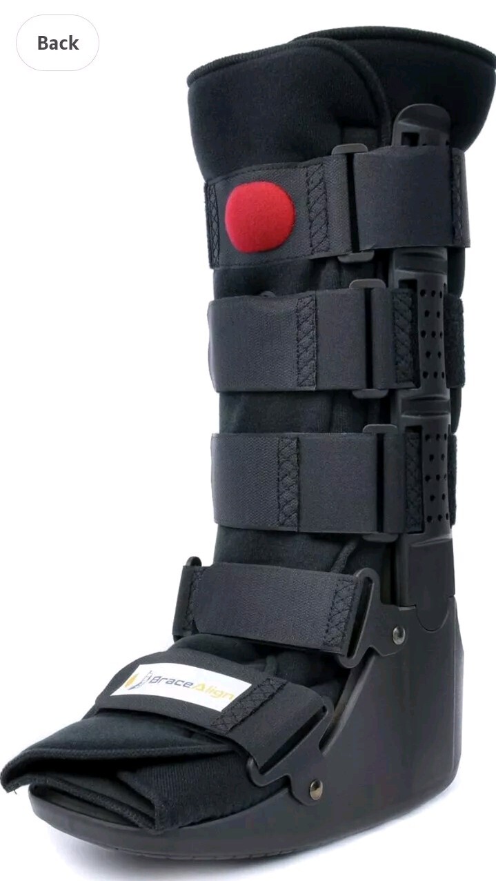 Brace Align Air CAM Walker Boot Tall PDAC Approved Size Small Toe Foot Ankle