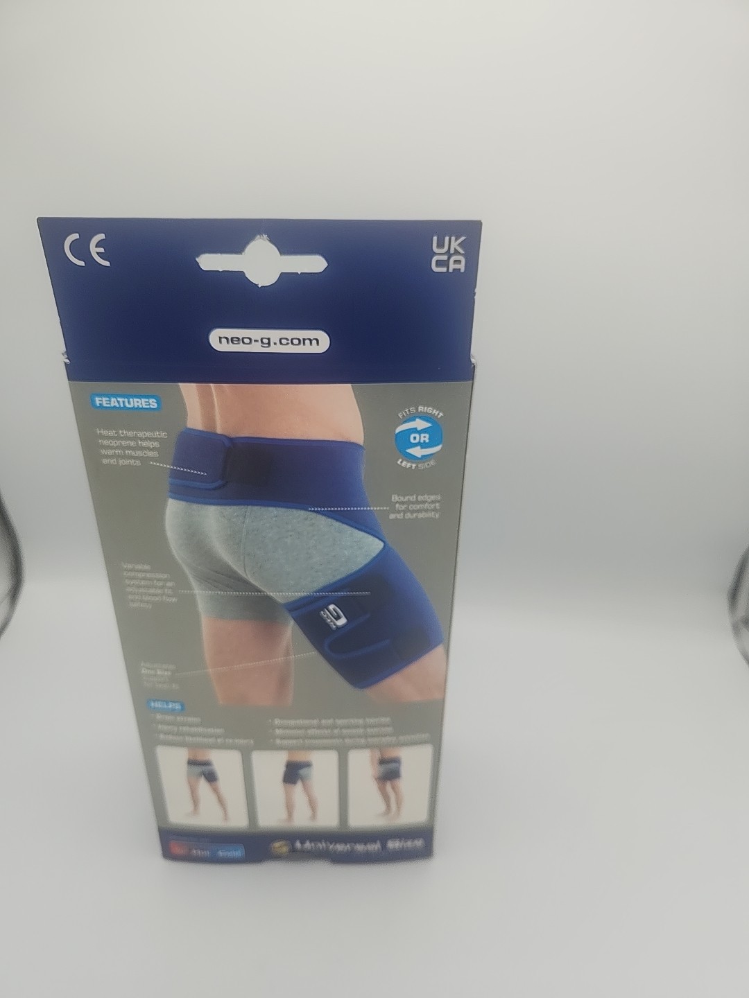 Neo G Groin Support Brace, Adult, Universal One Size, Adjustable