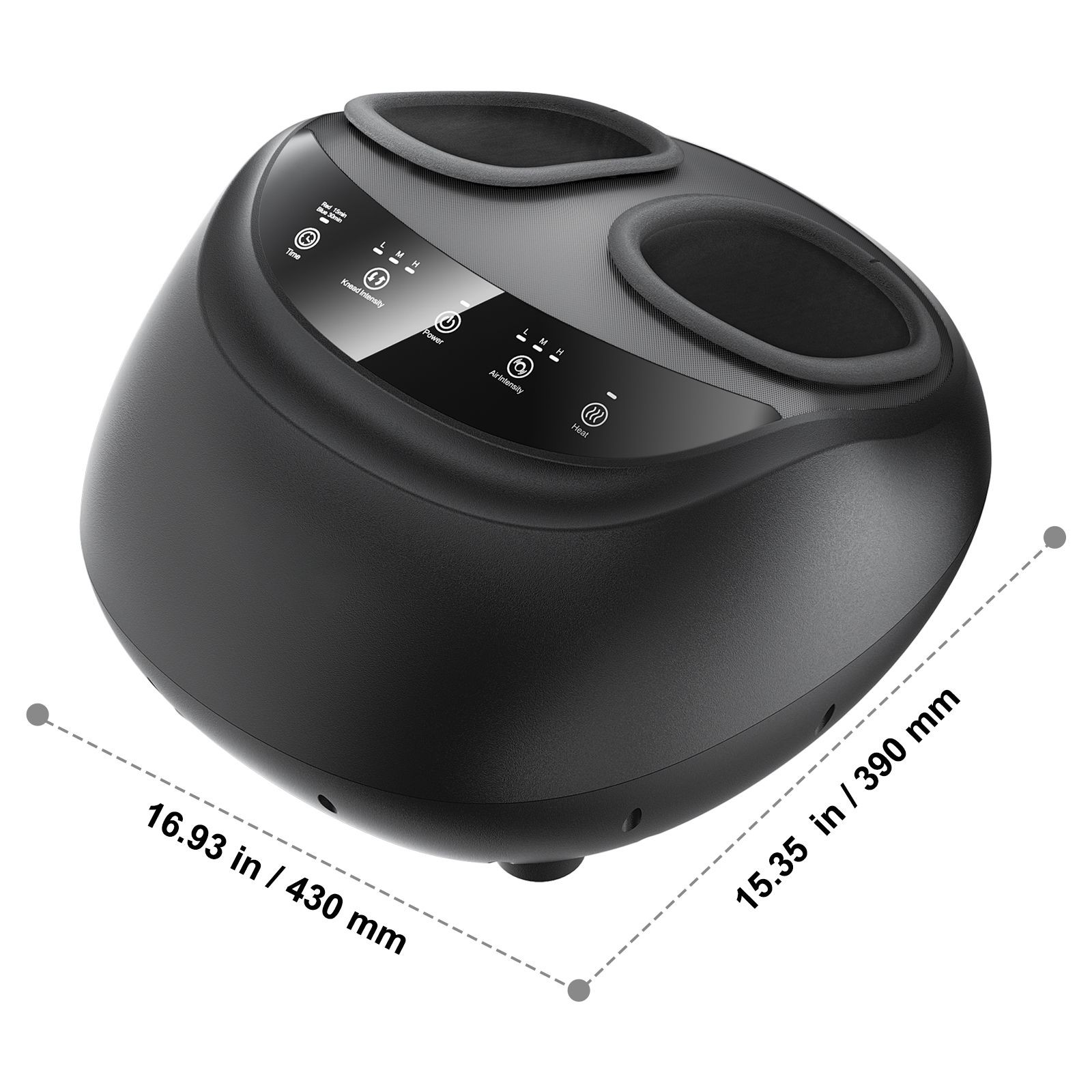 Foot Massager Machine with Heat, Deep – Kneading, Compression, and Shiatsu for