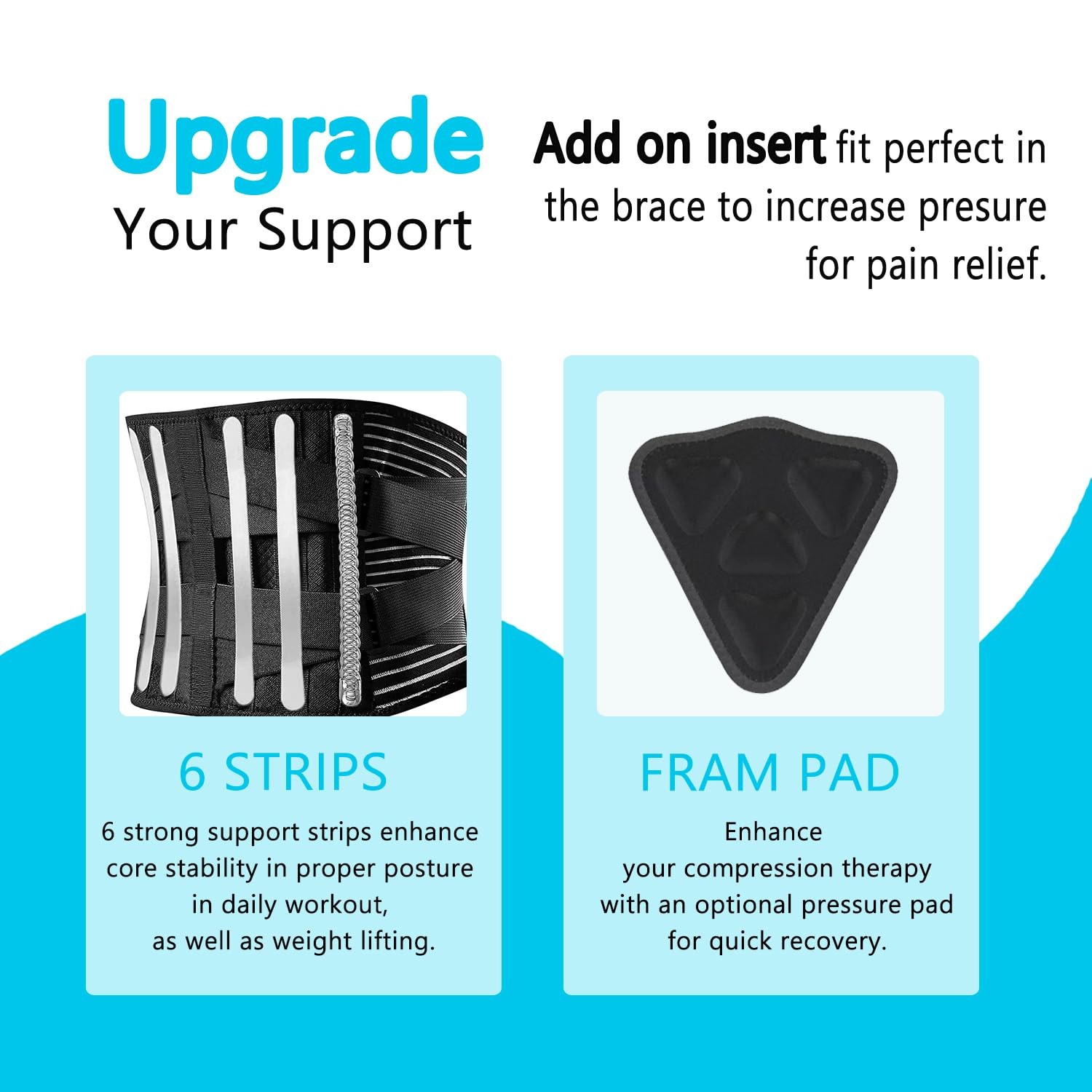 Back Brace for Lower Back Pain Relief Women & Man From Sciatica, Herniated Di