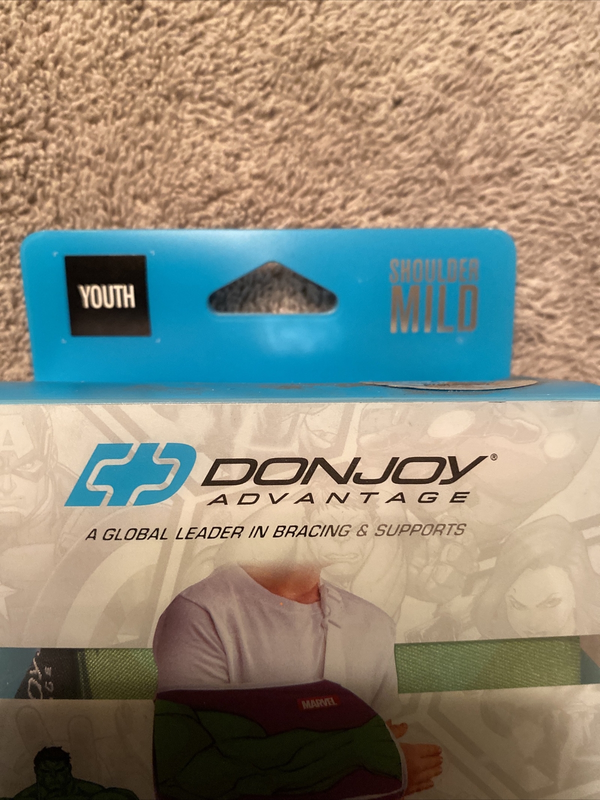 DonJoy Avengers Adjustable Arm Sling W/ Release Clip-Youth Mild Shoulder