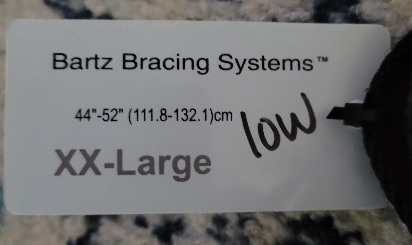 Hely & Weber (XXL) Bartz Bracing System With zippered Case EUC