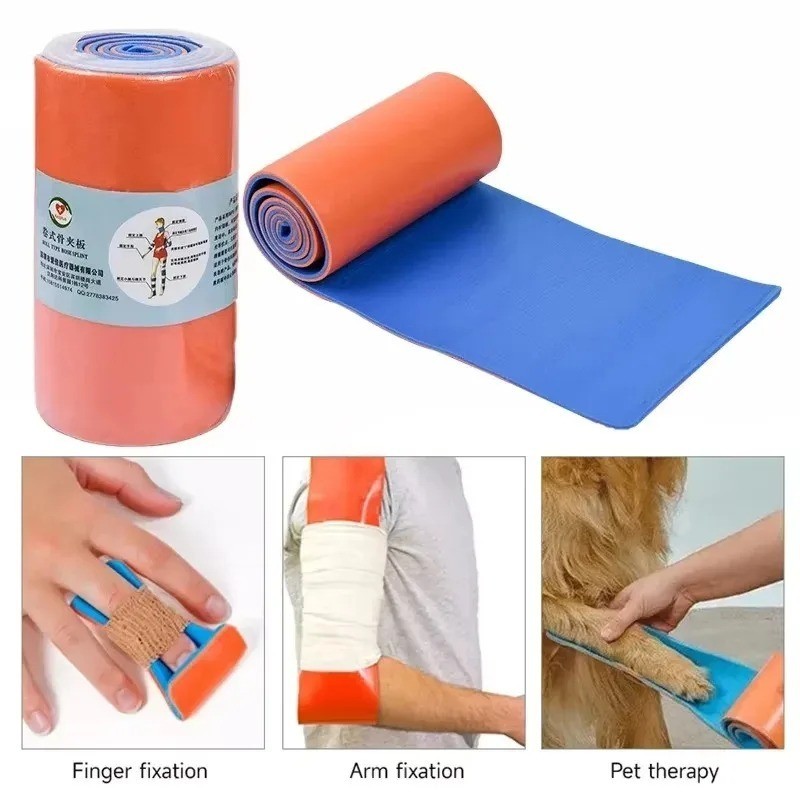 Orange Roll Splint – EMS EMT Lightweight Flexible Mold Splint 11×46 Roll- Orange