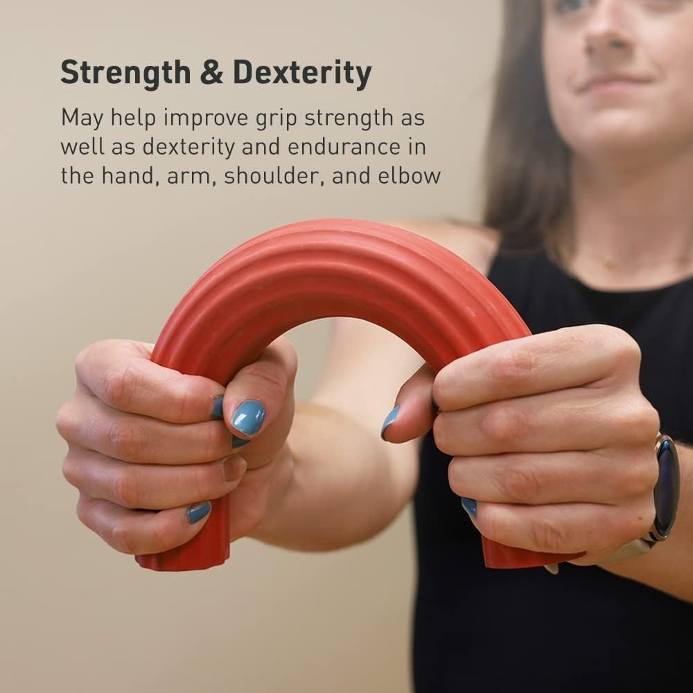 BodySport Twist & Flex Bar: Durable Rubber Resistance Trainer for Arm Injuries