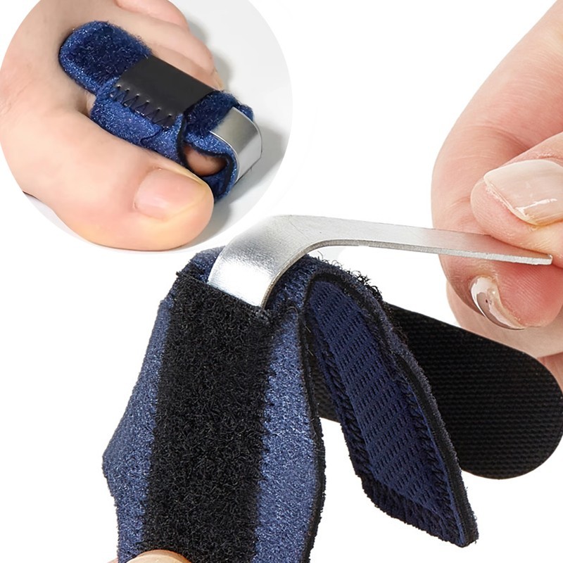Toe Straightener Hammer Toe Corrector Brace Splint Wrap for Broken Fingers Toes