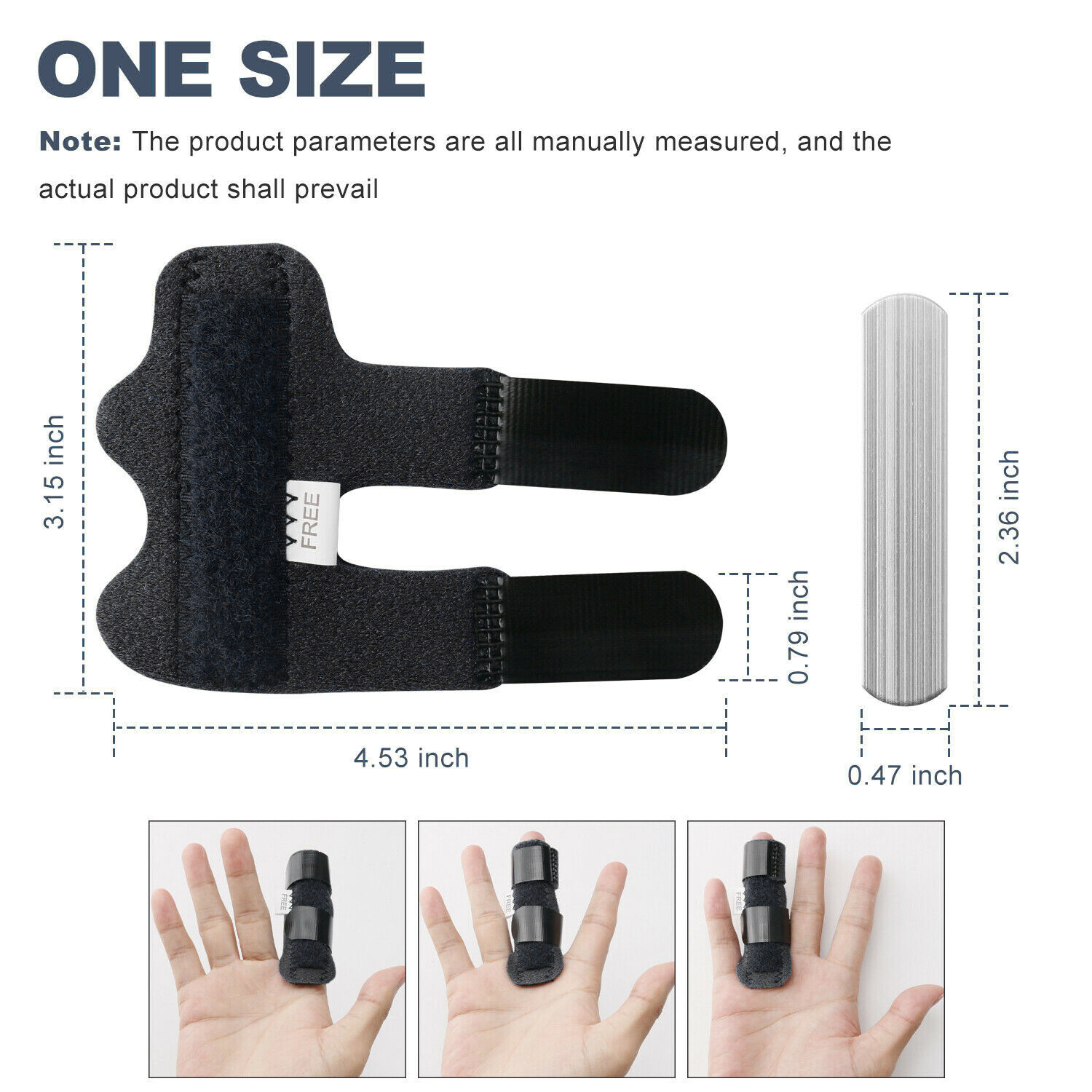 Adjustable Trigger Finger Splint Support Brace Fracture Recovery Fix Relief Pain