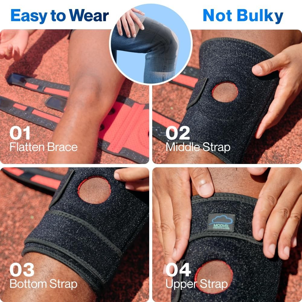 ELITE Knee Brace for Men & Women – Patella Gel Pads & Side Stabilizers for AC…