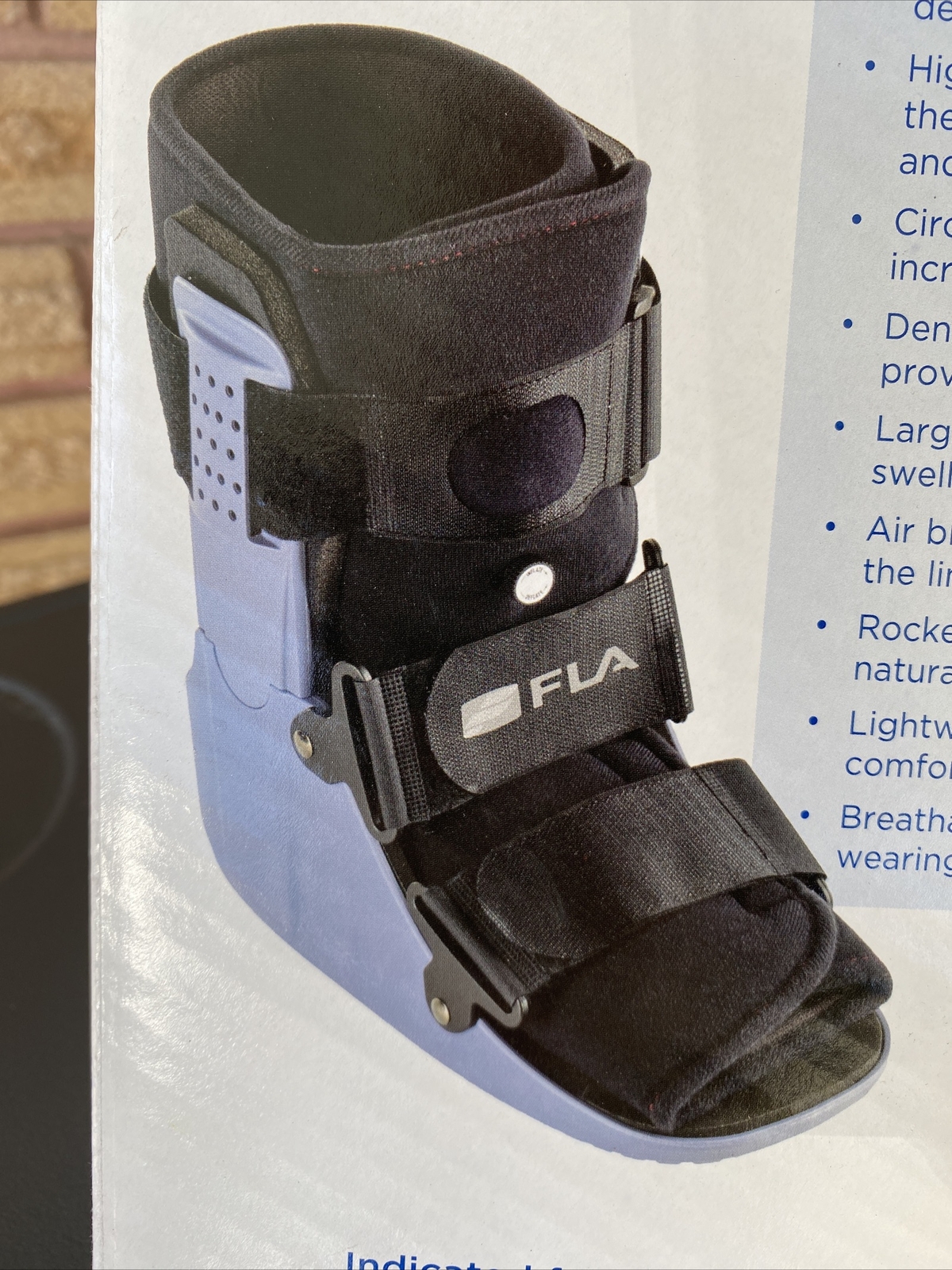 FLA Adjustable Air Ankle Walker Boot Low Large Men’s 10.5-12.5 – Women 11.5-13.5