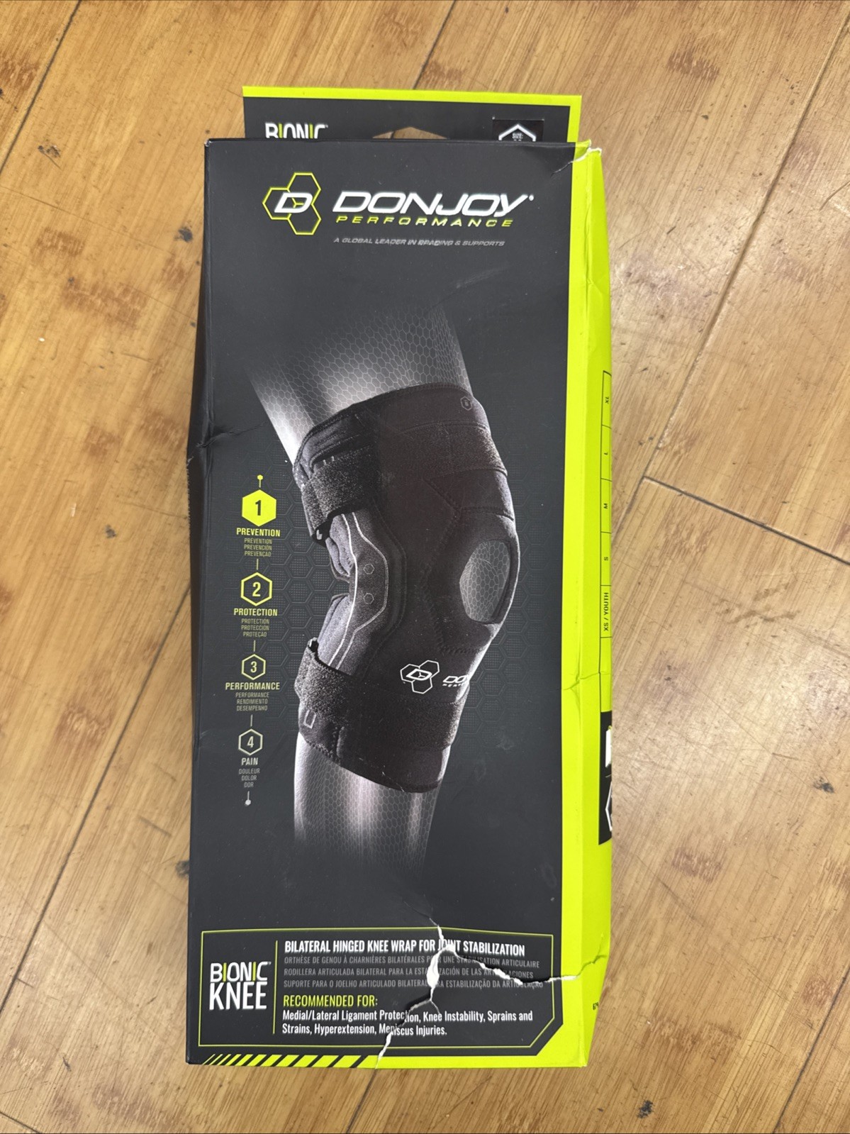 DonJoy Performance Bionic Knee Brace Black Medium