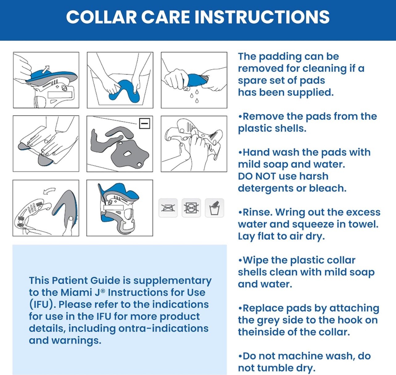 Ossur Miami J Cervical Collar Immobilizer, Short MJ-500 – Long Tall Neck