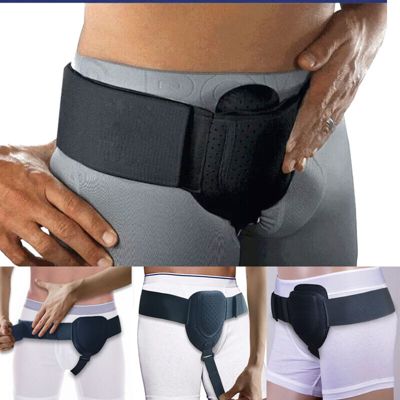 Inguinal Groin Hernia Belt for Men Abdominal Groin Removable Brace Support Truss