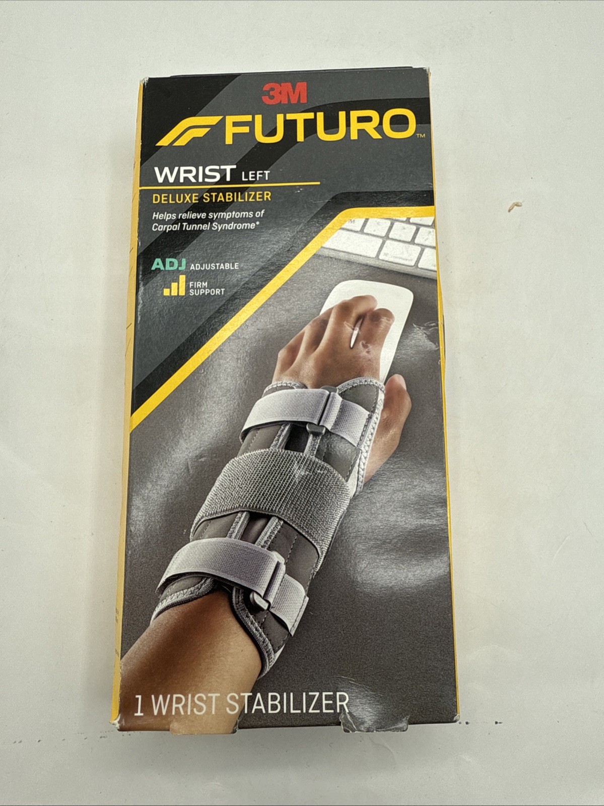 3M FUTURO WRIST LEFT DELUXE STABILIZER S/M FIRM SUPPORT – FREE SHIPPING