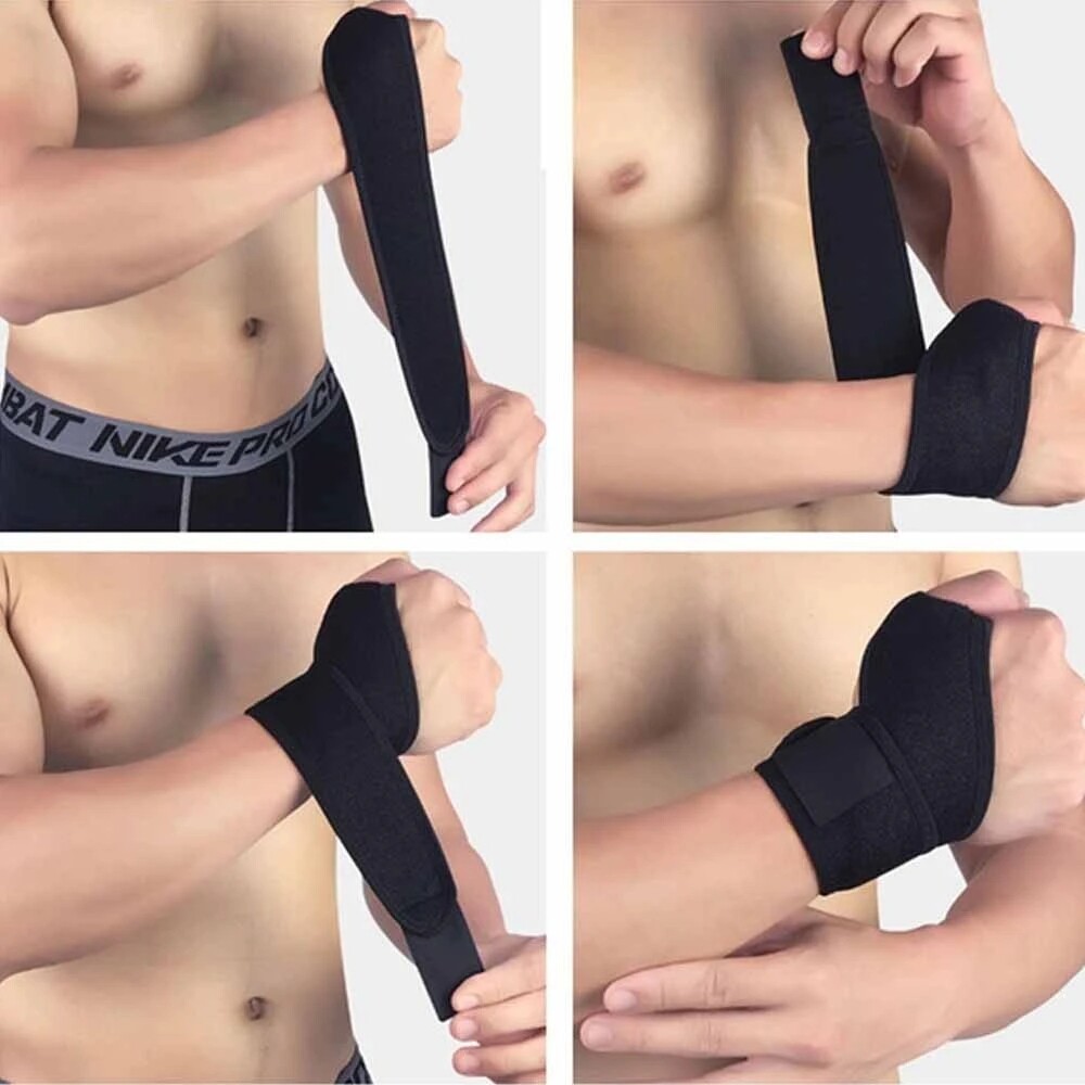 Unisex Sports Wristband Carpal Tunnel Brace Wrist Support Tendonitis Pain Relief