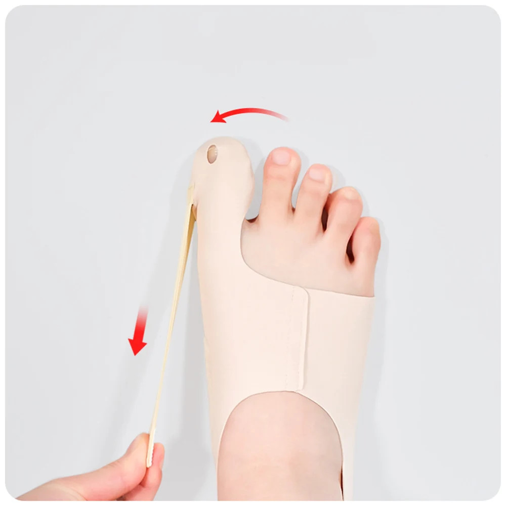 Adjustable Bunion Corrector Sock Toe Separator Pain Relief Foot Tool 1 Pc