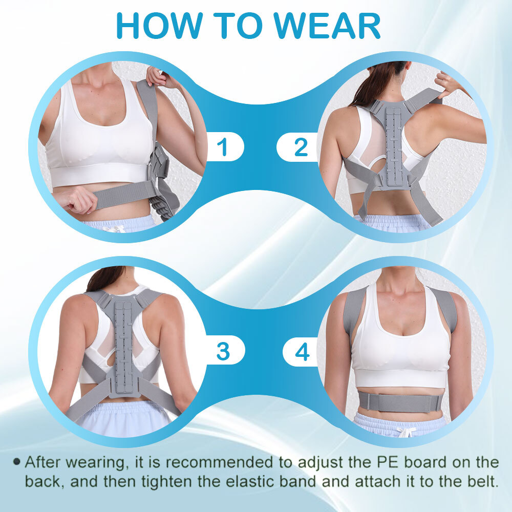 Posture Corrector Support Back Shoulder Brace Belt Band For Men Women