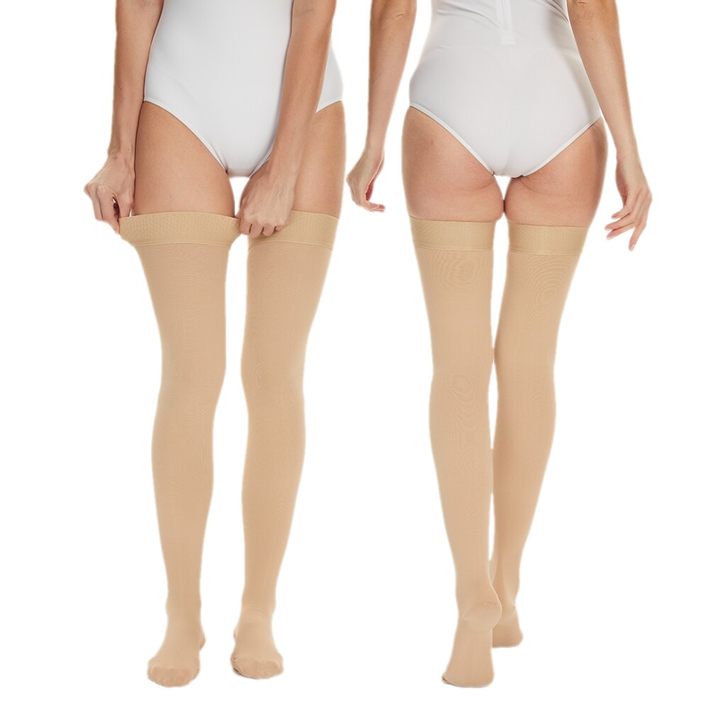 Thigh High Support Medical Compression Stockings 30-40 mmHg Varicose Vein Socks