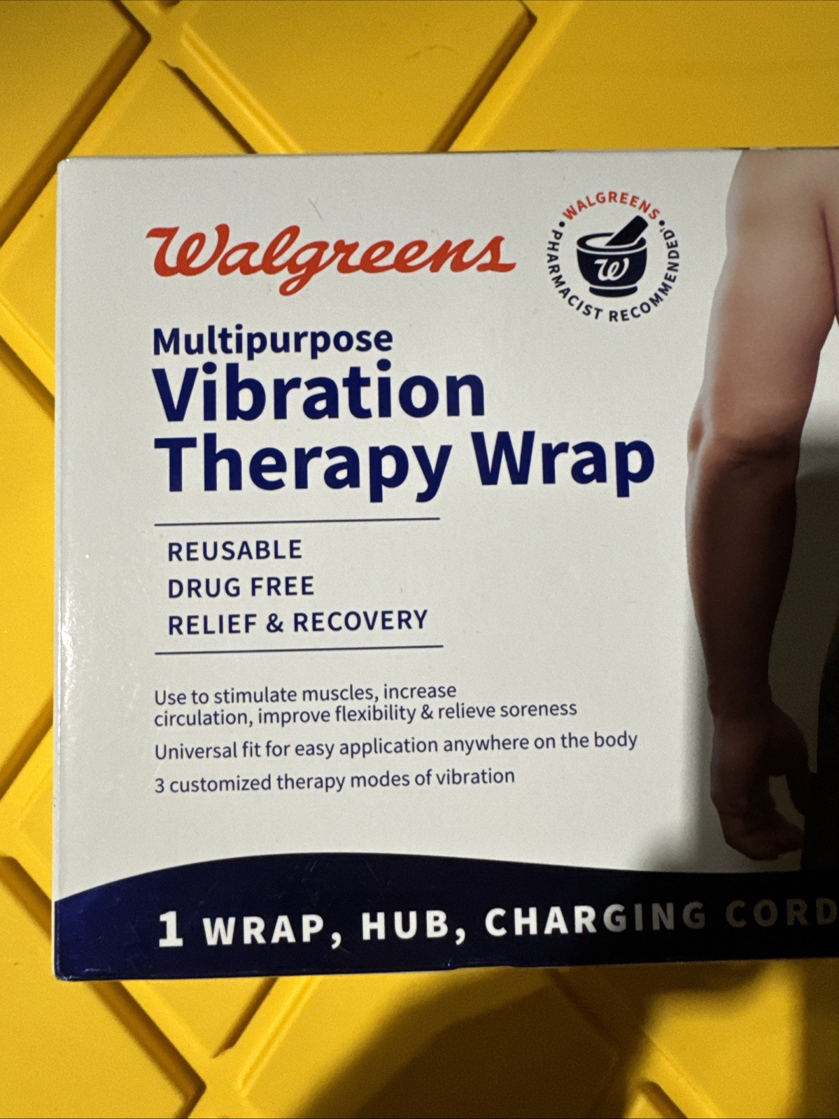 Multipurpose Vibration Therapy Wrap Stimulates Muscles Relief