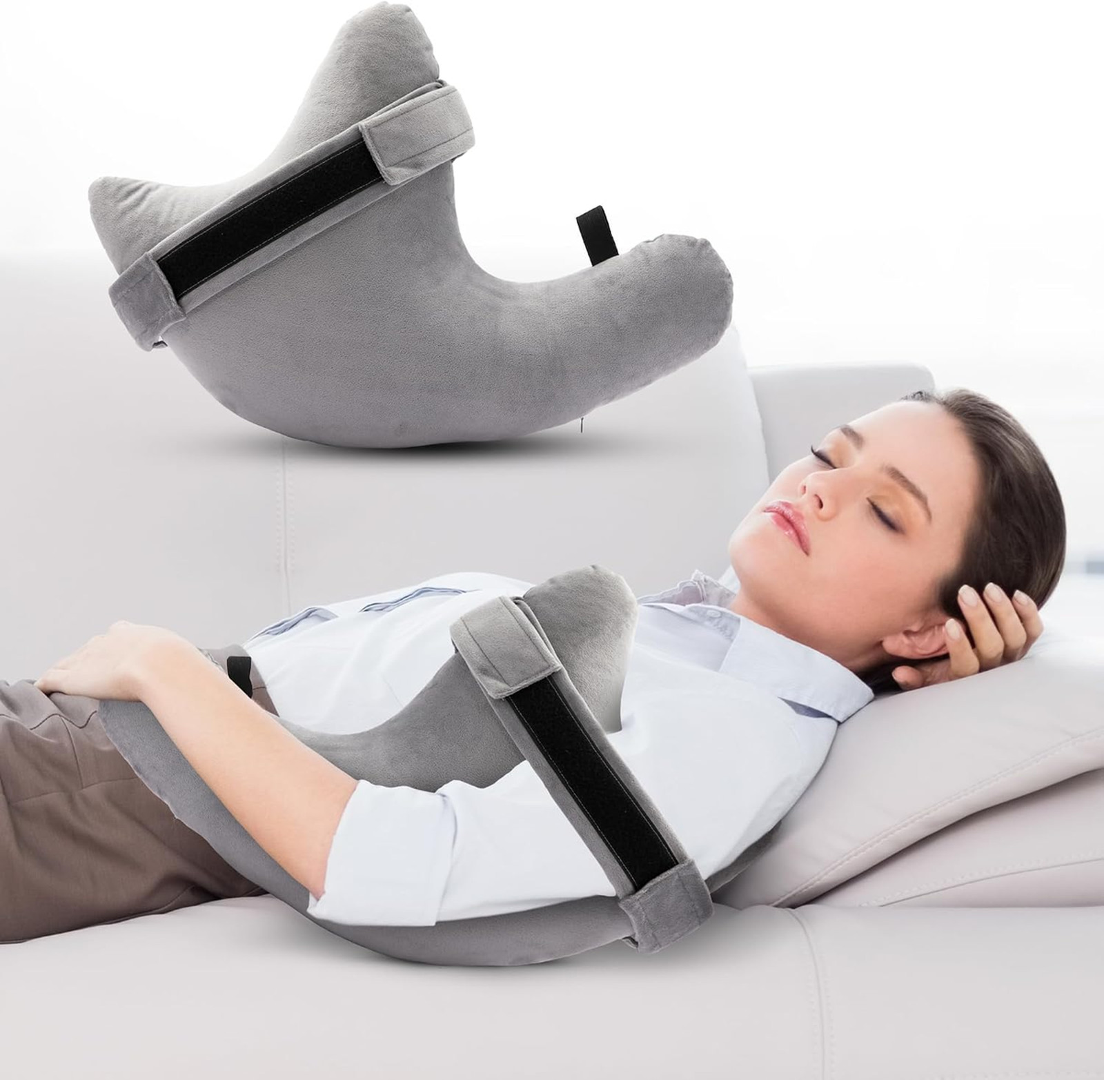 Rotator Cuff Pillow with Strap Shoulder Surgery Recovery Support Cushion for