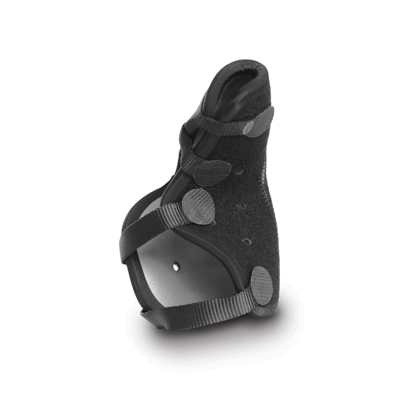 DJO Exos Ulnar Gutter Brace Hand Based, Black, Left, Extra Large, 125-71-1111