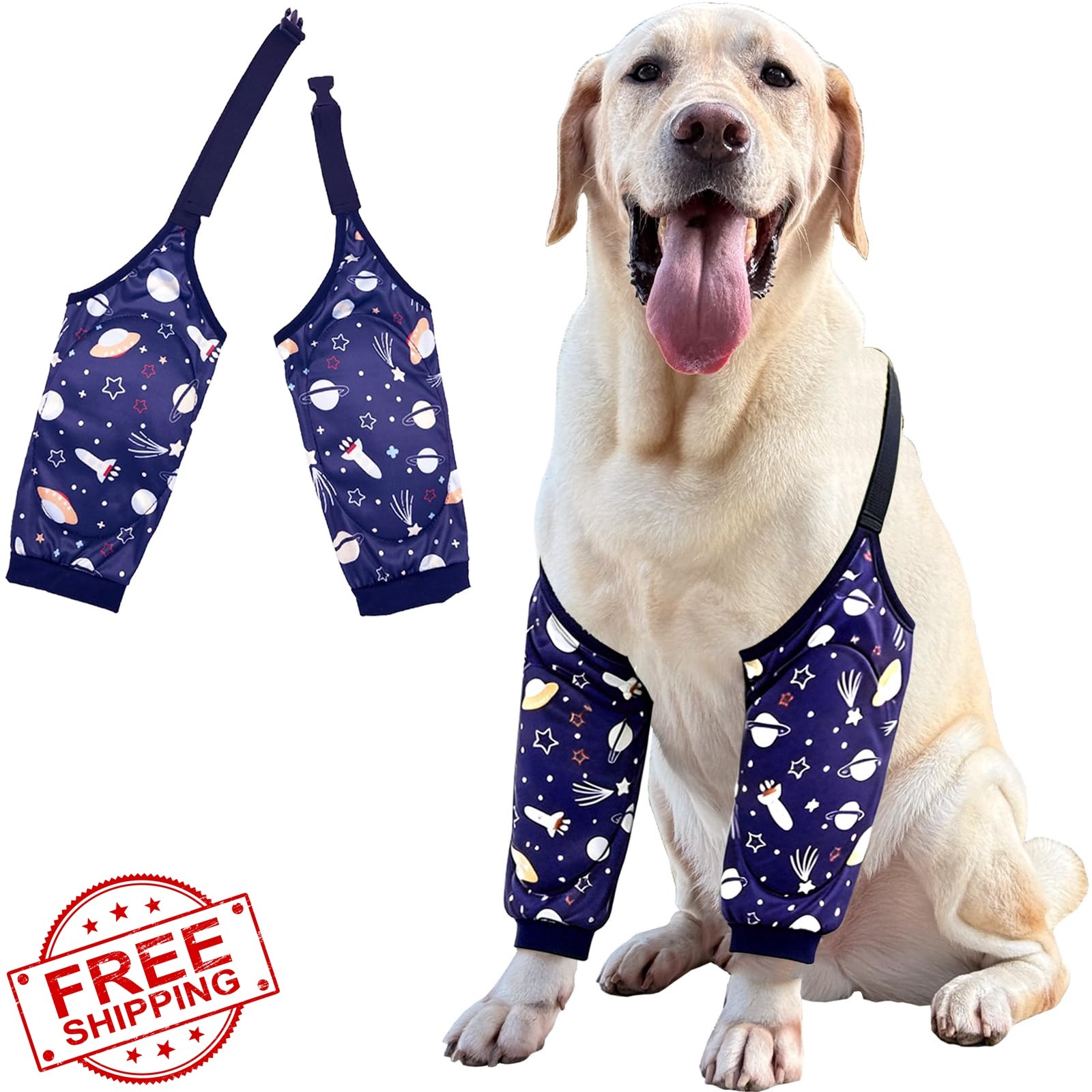 PriPre Dog Knee Brace 3XL Stars Navy