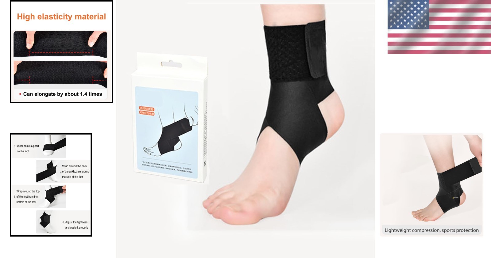 Plantar Fasciitis Night Splint Adjustable Foot Drop Ankle Brace Support Toe Pain