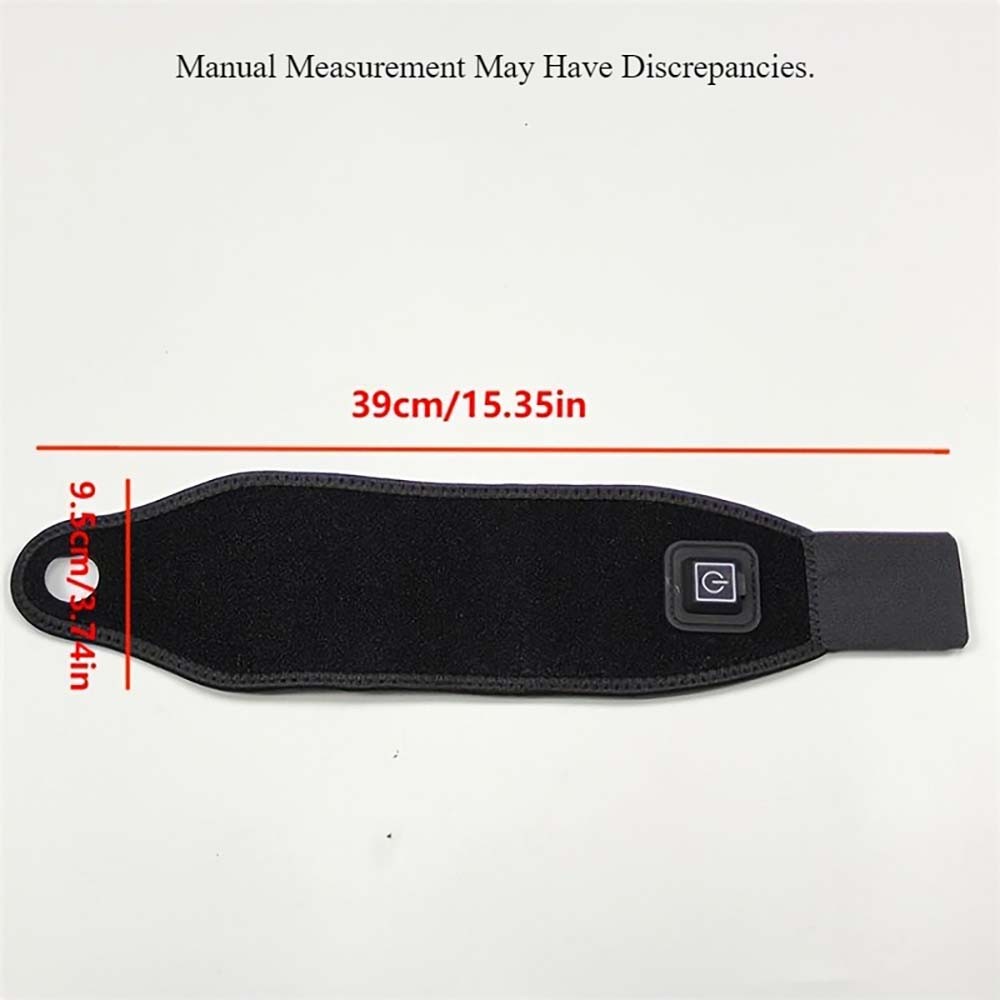 USB Heated Wrist Support Brace Adjustable Thermal Wrap for Sports and Daily Use