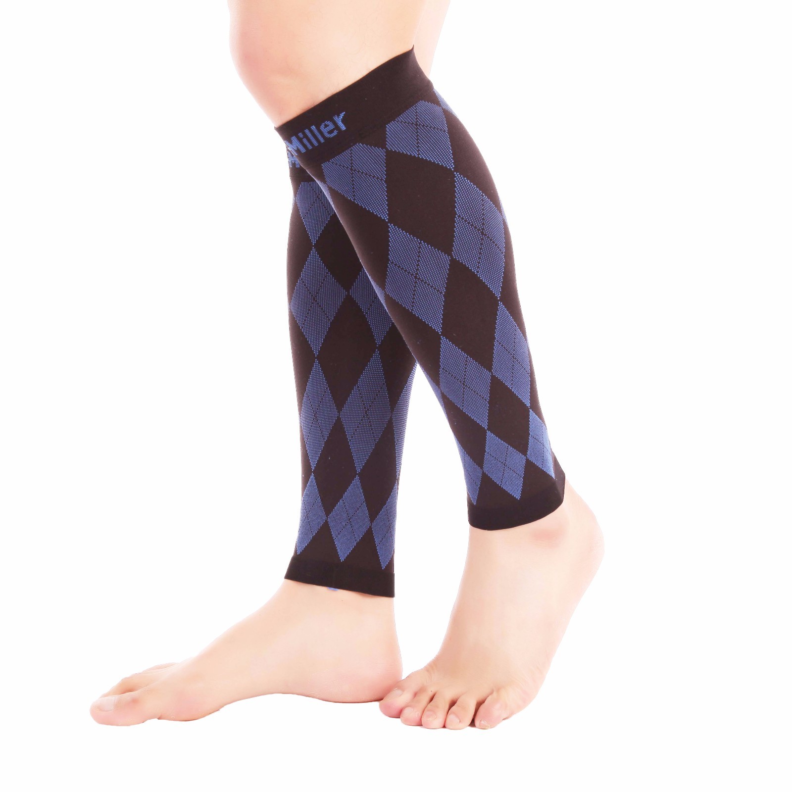 Doc Miller Legs Compression Stockings Calf 20-30MMHG Sleeves For Varicose Pain