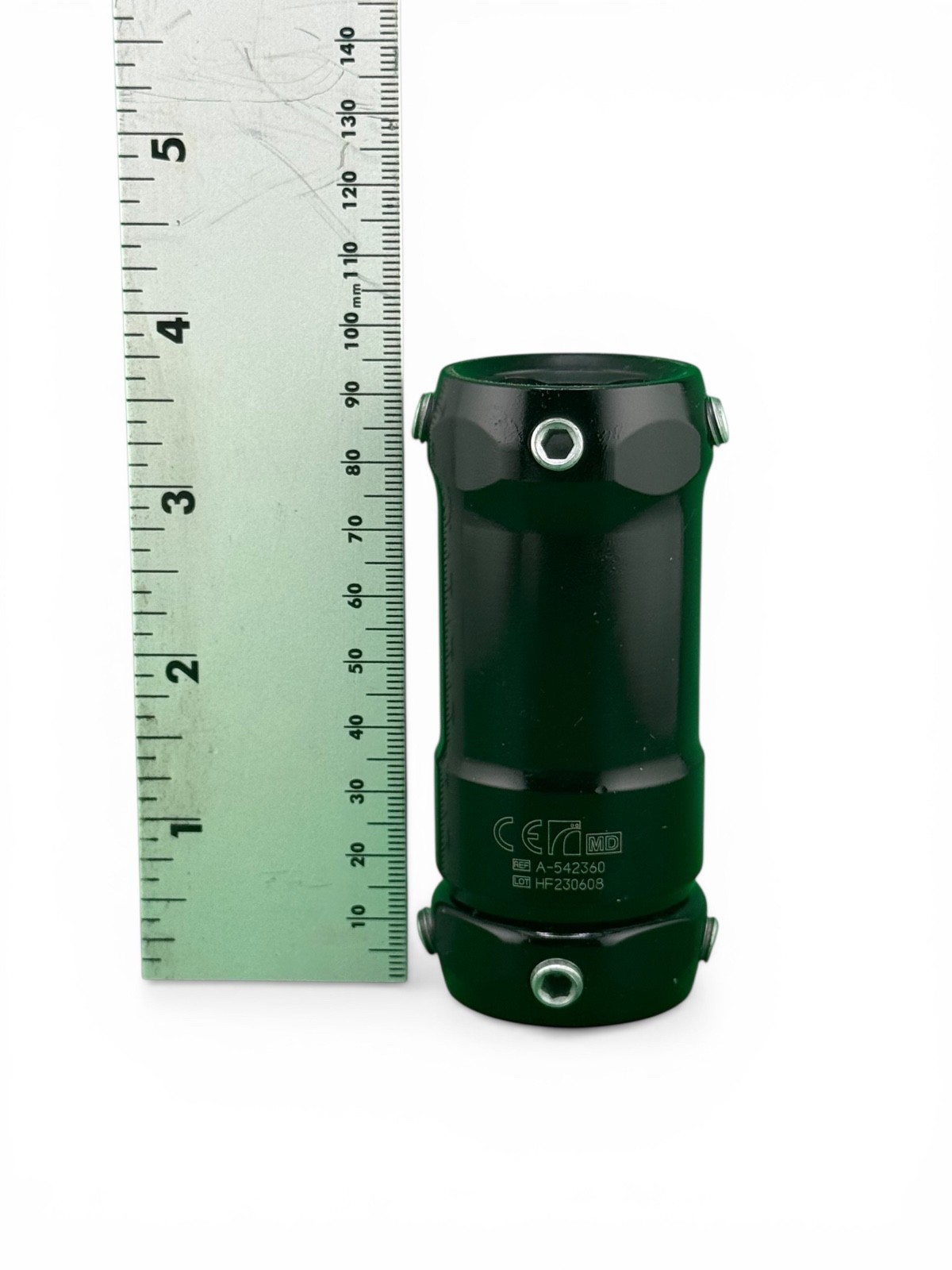 Ossur adjustable height prosthetic pylon. A-542360. Component adapter