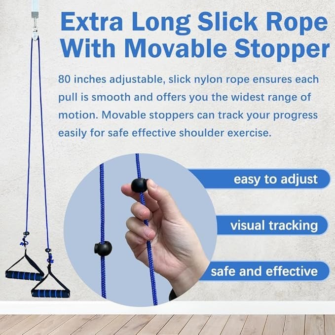 Pulley for Physical Therapy, Pulleys for Shoulder Rehab Over Door,