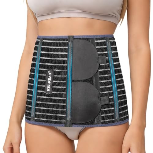 Abdominal Binder Post Surgery for Men Women, Postpartum Belly Band X-Large