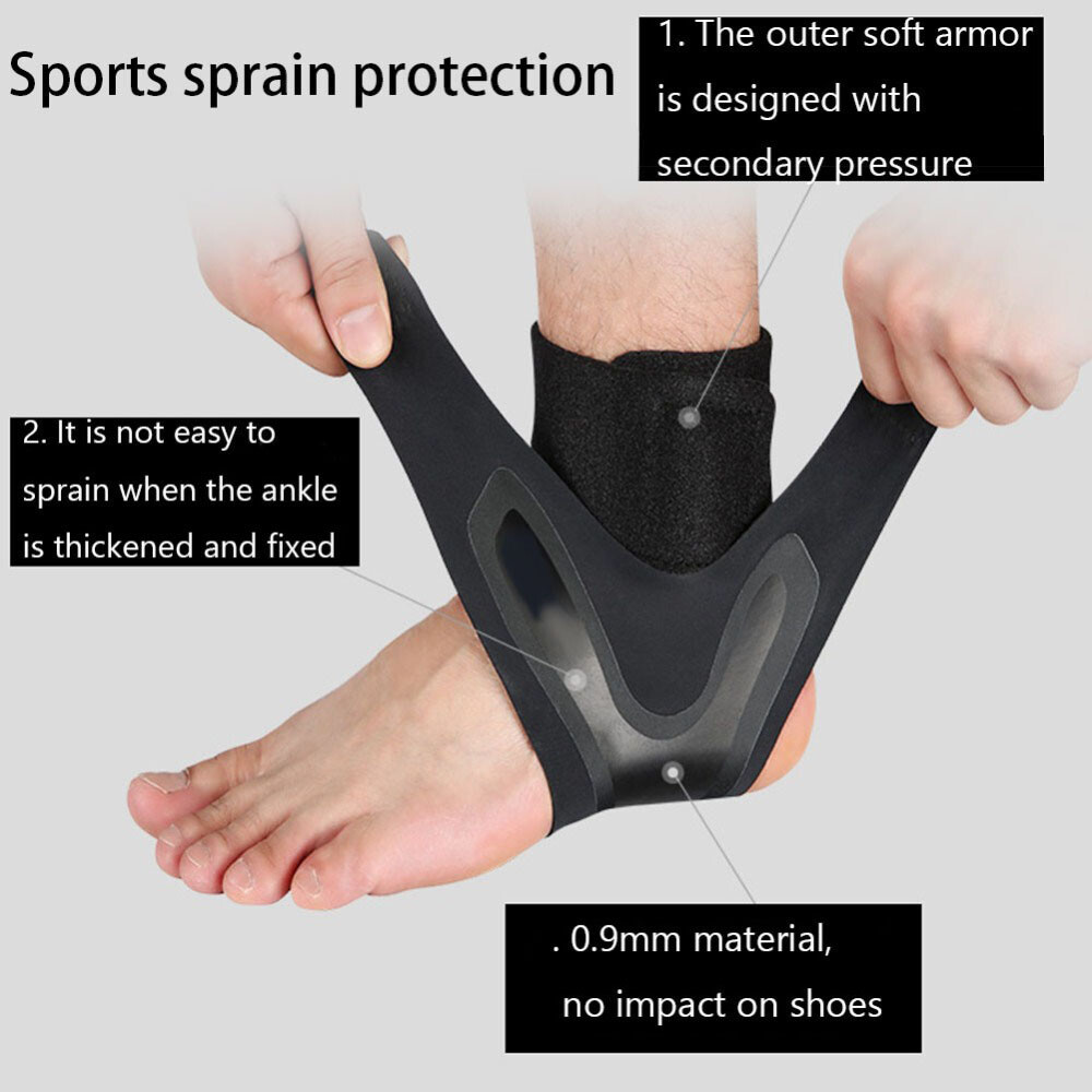 Ankle Brace Support Compression Sleeve Plantar Fasciitis Pain Relief Feet Wrap