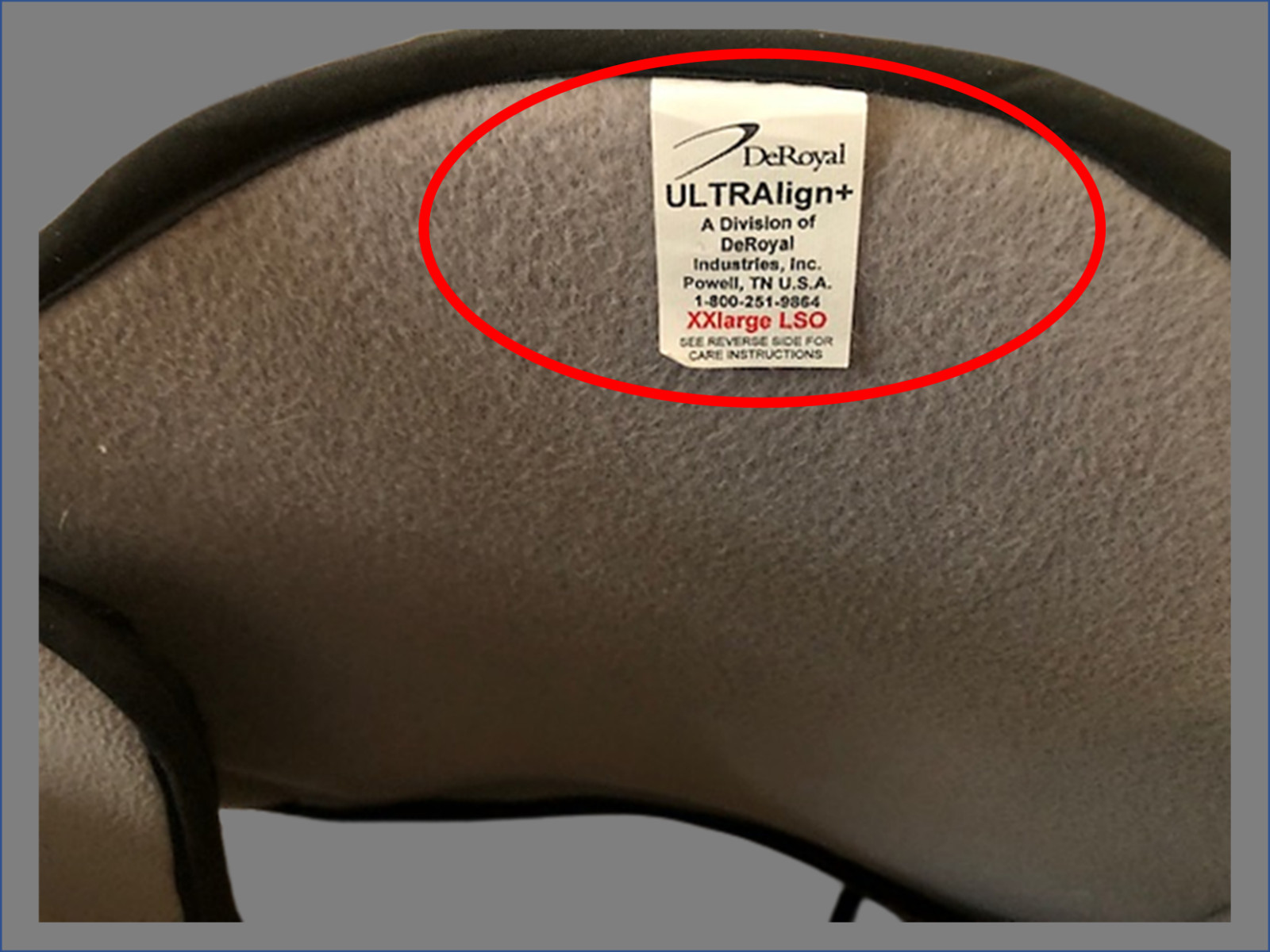 DeRoyal Ultralign Thoracic Lumbar Sacral Orthosis LSO/TLSO SIZE XX EXCELLENT +