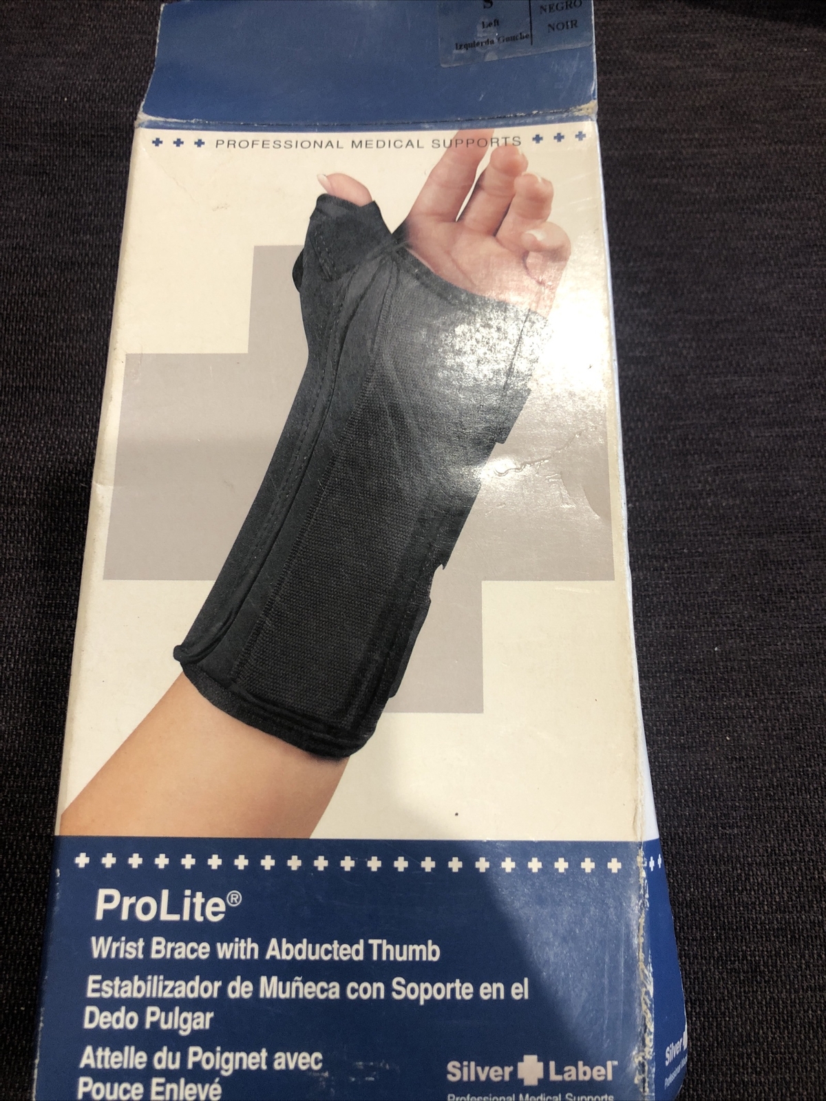 Prolite Wrst brace with Abducted Thumb size Small
