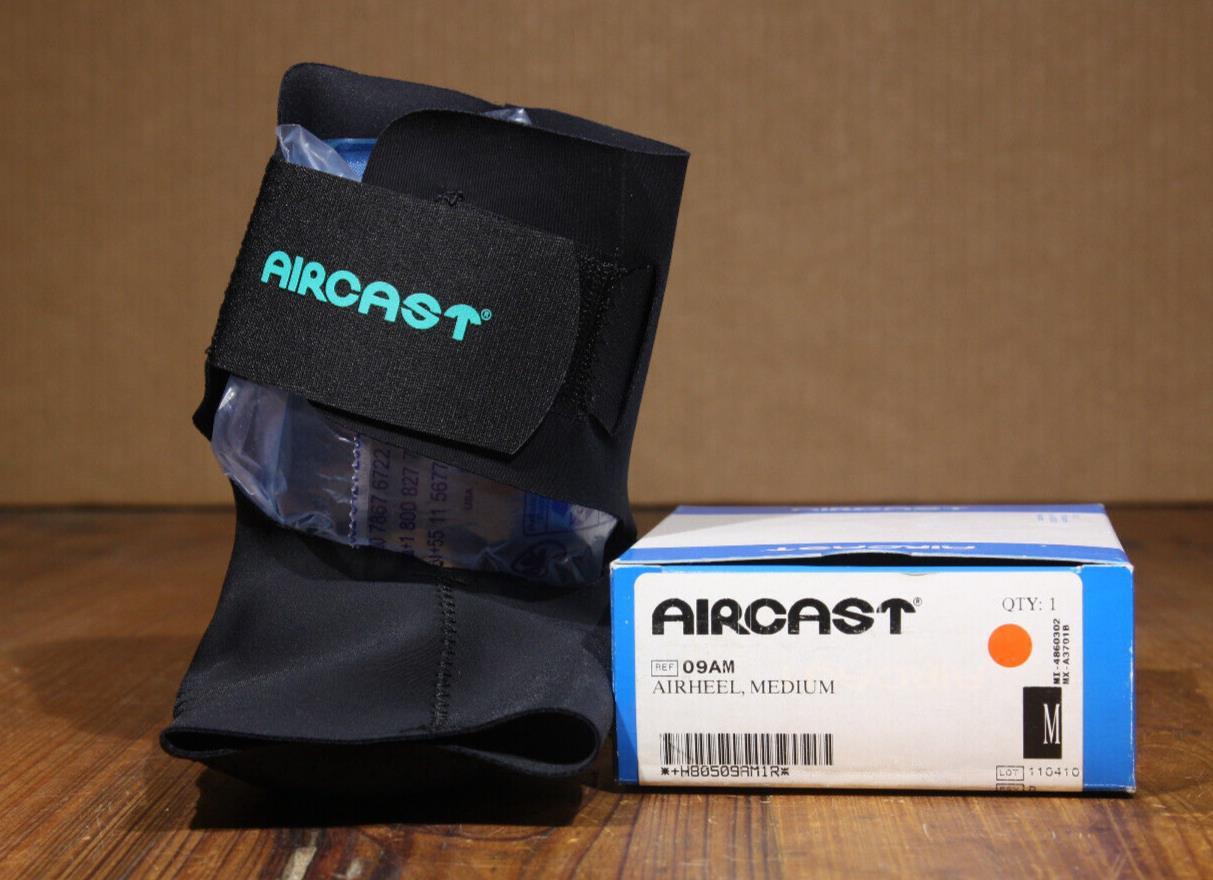 **NEW** Aircast Airheel Ankle Support Brace Stabilizer – Medium – REF 09AM Black