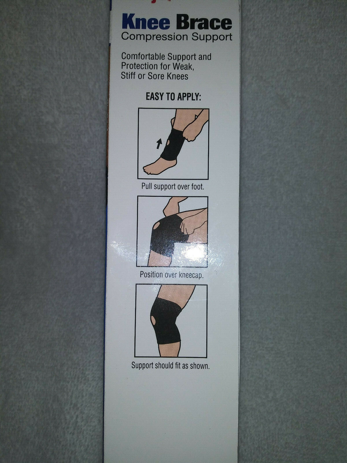 Meijer Compression Knee Brace Support Sleeve Sm / Med NEW