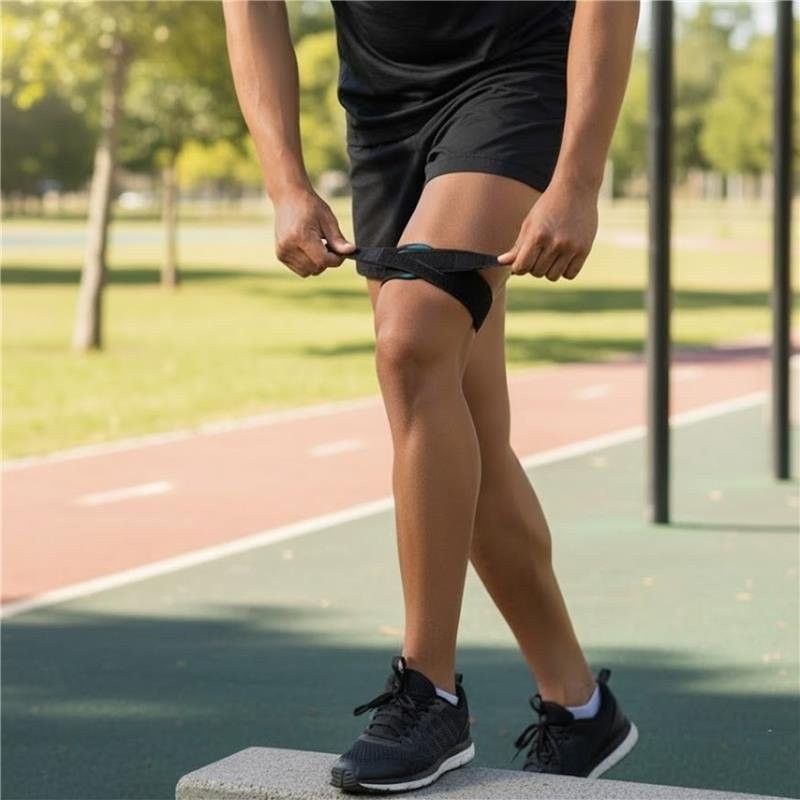 IT Band Strap Thigh Compression Wrap for Men & Women – Knee & Hamstring Support
