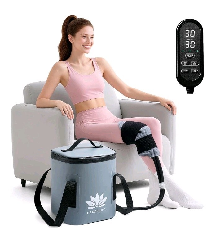 Reezedify Cold Therapy Ice Machine – Knee Shoulder Hip after Surgery Compression