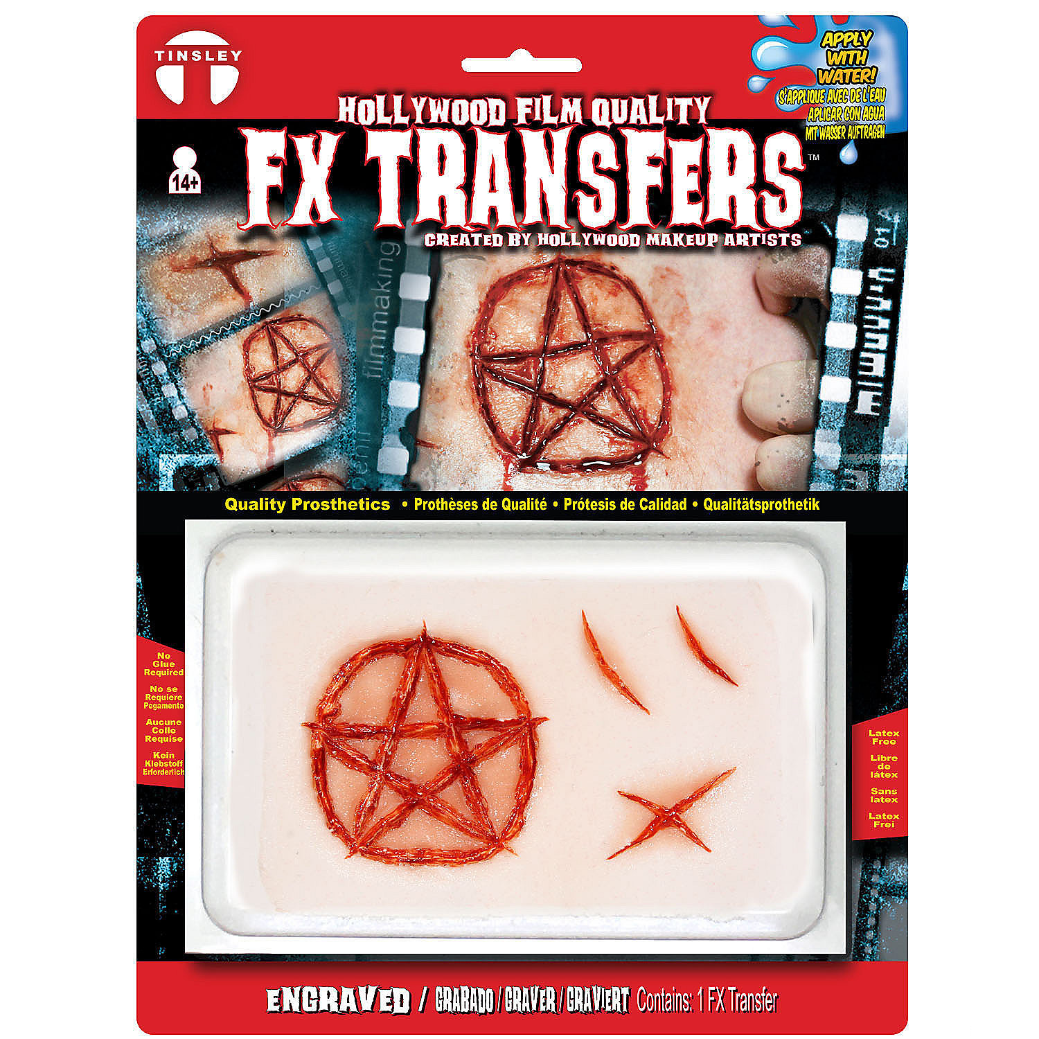 Tinsley Transfers Engraved 3D FX Transfer Prosthetics – Morris Costumes