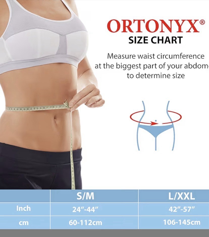 ORTONYX Unisex Ergonomic Umbilical Hernia Belt Size S/M