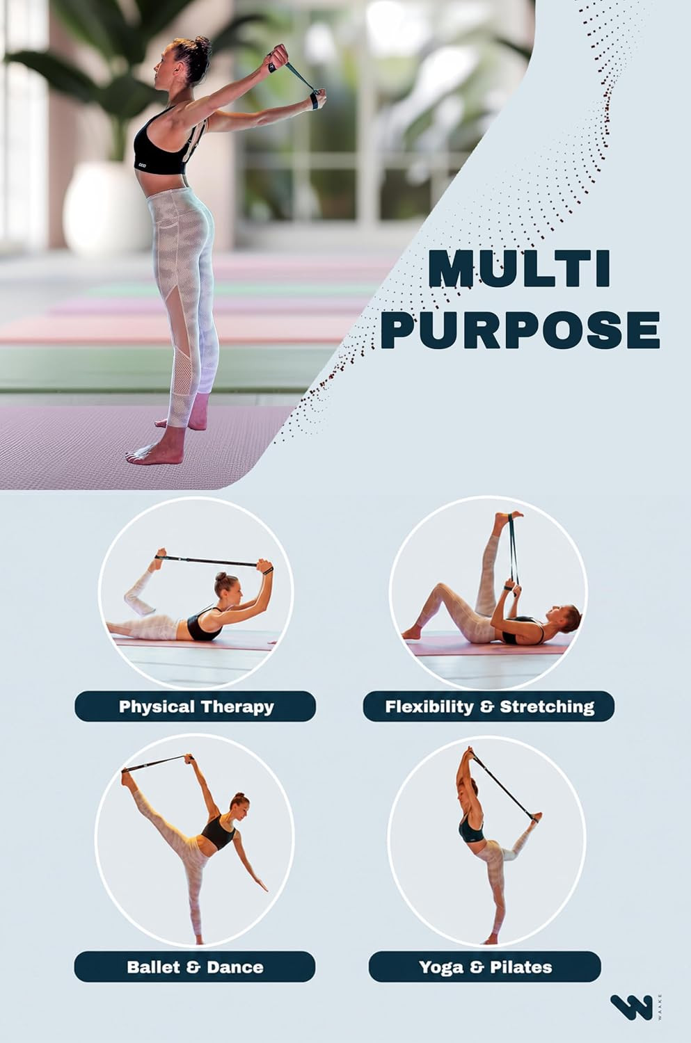 WALUE™ Posture Correction & Shoulder Exerciser – Non-Elastic Stretch Strap for E