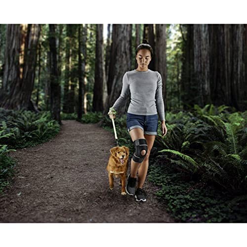 ACE Adjustable Knee Brace with Side Stabilizers (Pack of 2), Black