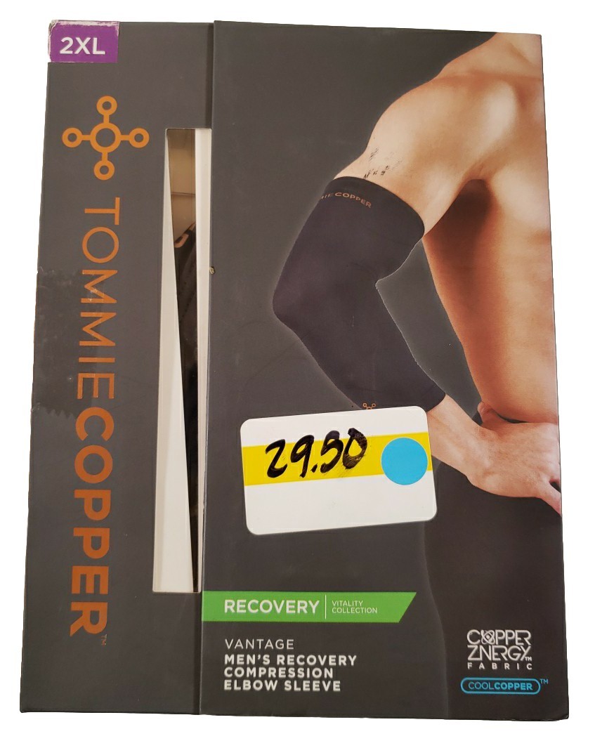 TommieCopper 0503UR-0101-07-MVIT2 Compression Elbow Sleeve, 2XL, LYCRA…