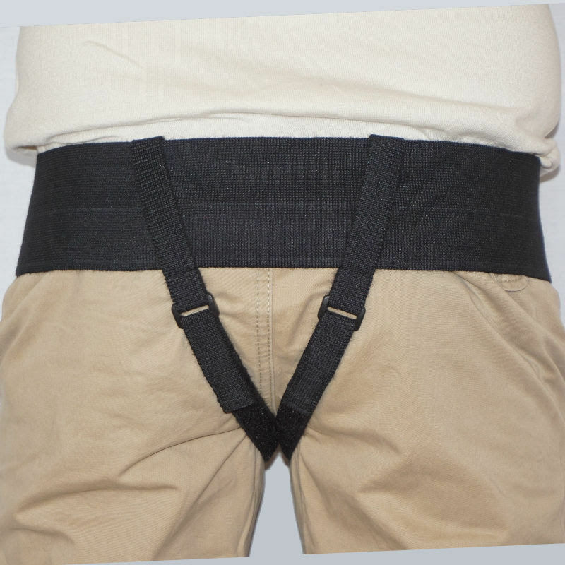Inguinal Hernia Support Belt Double 2 Truss Pads Special Foam Adjustable Elastic