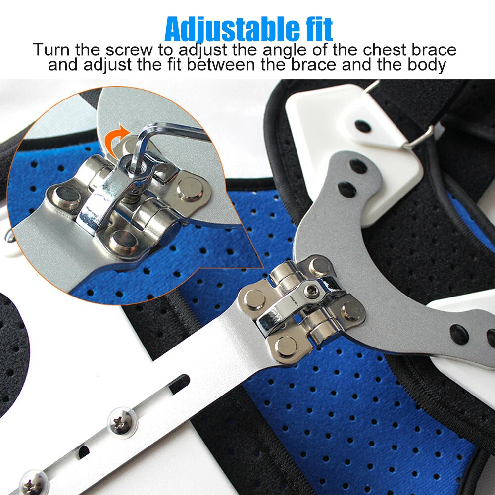 New Fixed Spinal Adjustable Back Brace Kyphosis Mild Scoliosis Post Support